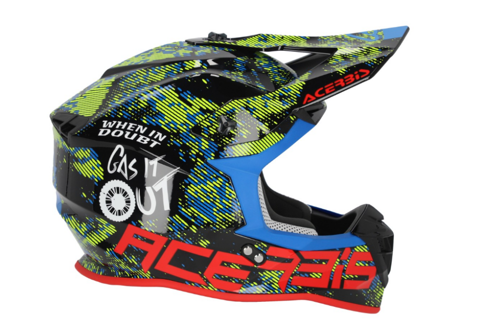 Acerbis Lınear Kask 2206 Beyaz Siyah