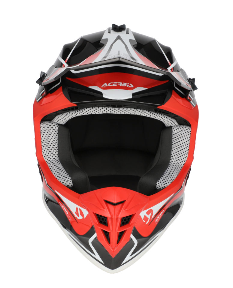 Acerbis Lınear Kask 2206 Gri Kırmızı