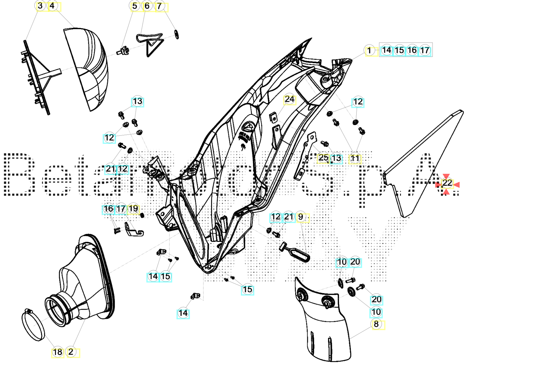 Hava Filt Kapagı Sungeri Beta Orj Yp