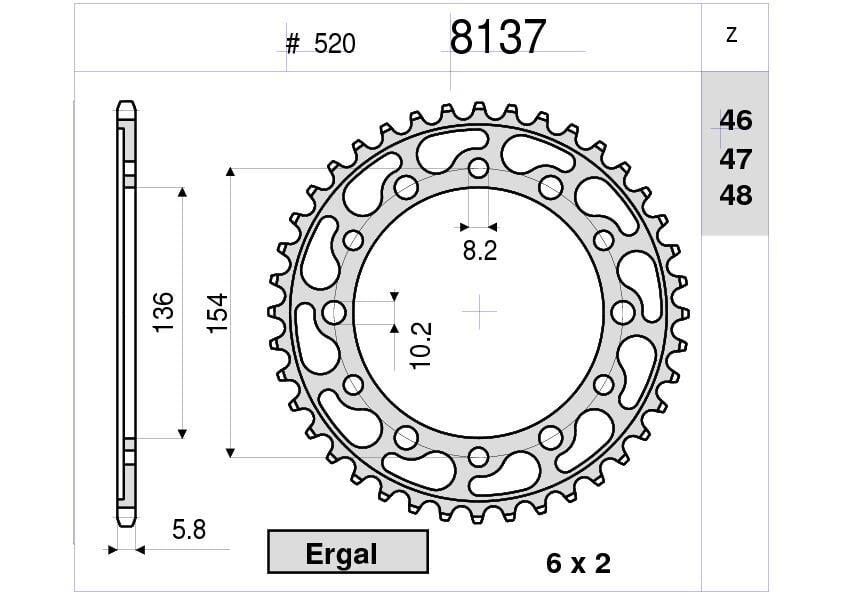 Bmw G650 Ognıbene Arka Dişli 47T