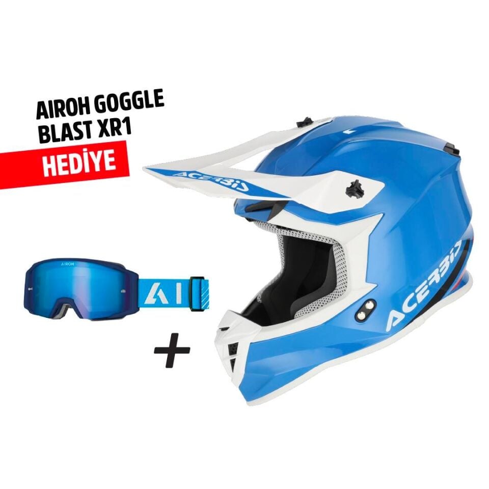 Acerbis Lınear Solıd Kask 22.06 Mavi