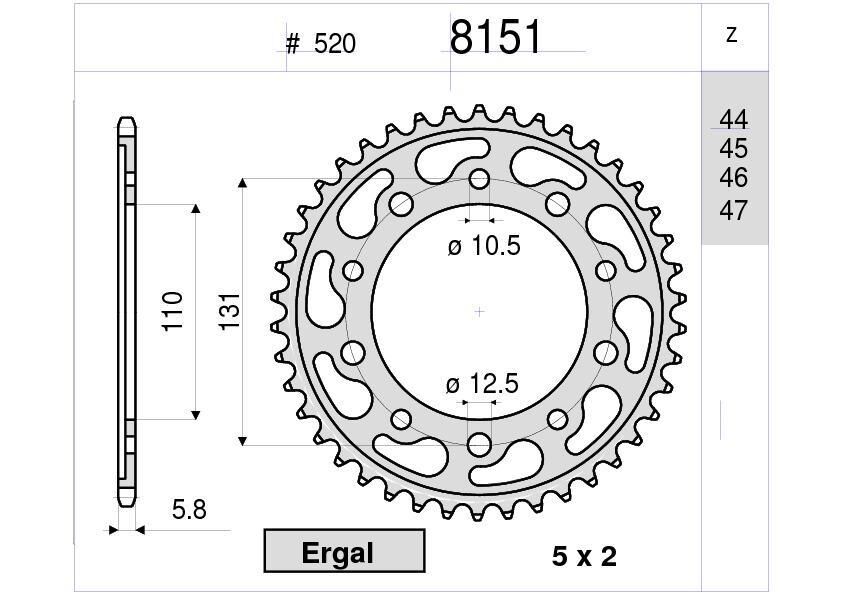 Bmw S 1000 Ognıbene Arka Dişli 46T