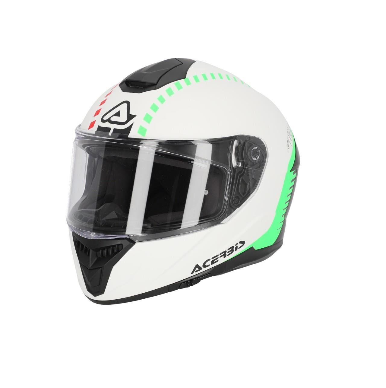 Acerbis Krapon 22-06 Kask Beyaz Yeşil