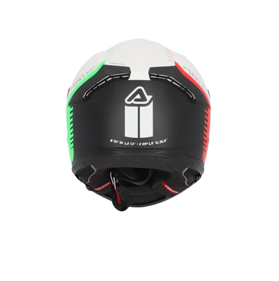 Acerbis Krapon 22-06 Kask Beyaz Yeşil