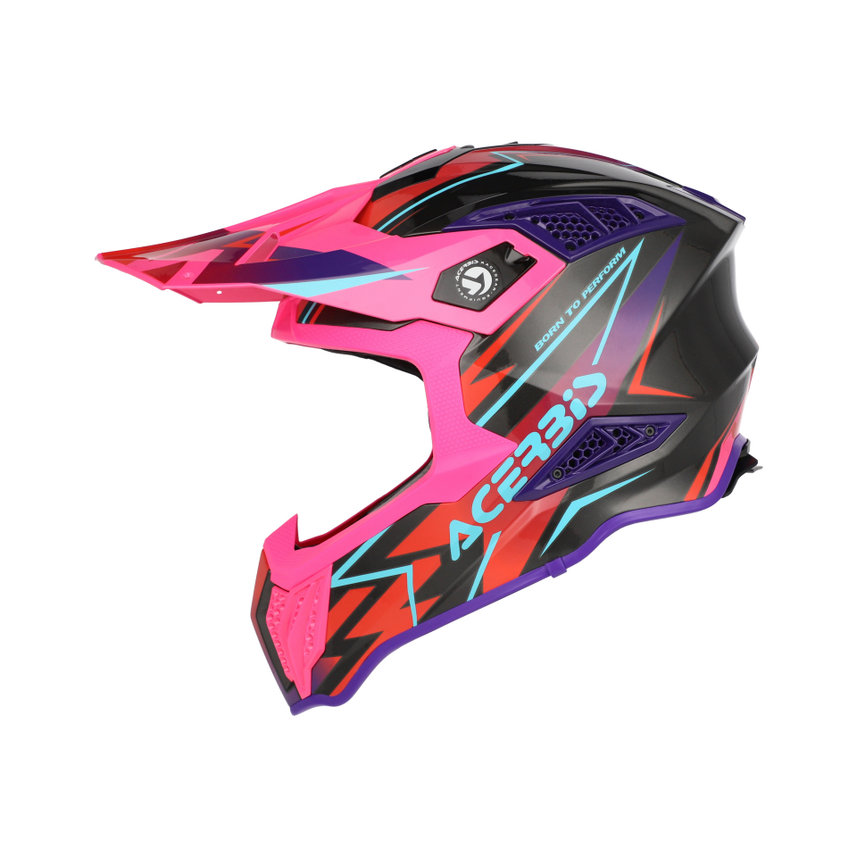 Acerbis Airstrike-X Kask Siyah Pembe
