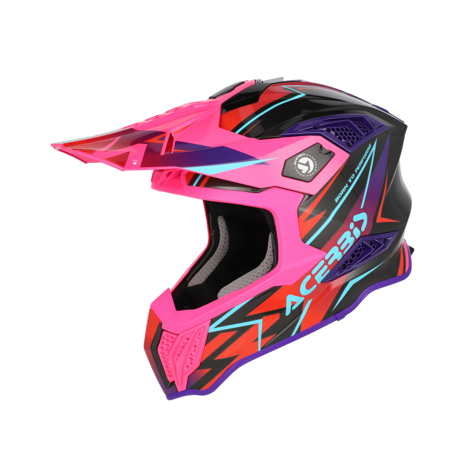 Acerbis Airstrike-X Kask Siyah Pembe