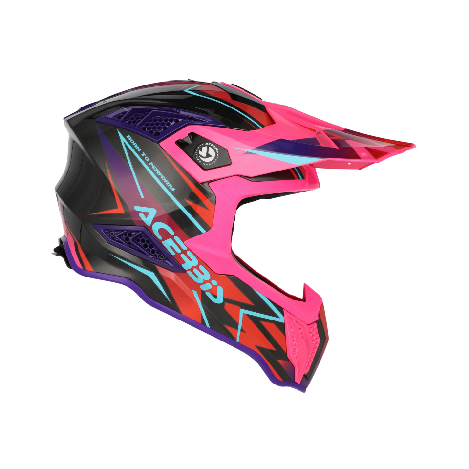 Acerbis Airstrike-X Kask Siyah Pembe