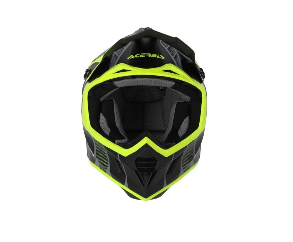 Acerbis X-Track 22-06 Kask Siyah Sarı