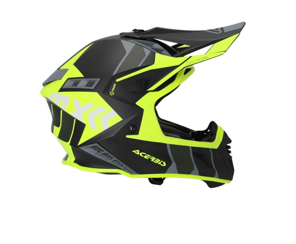 Acerbis X-Track 22-06 Kask Siyah Sarı