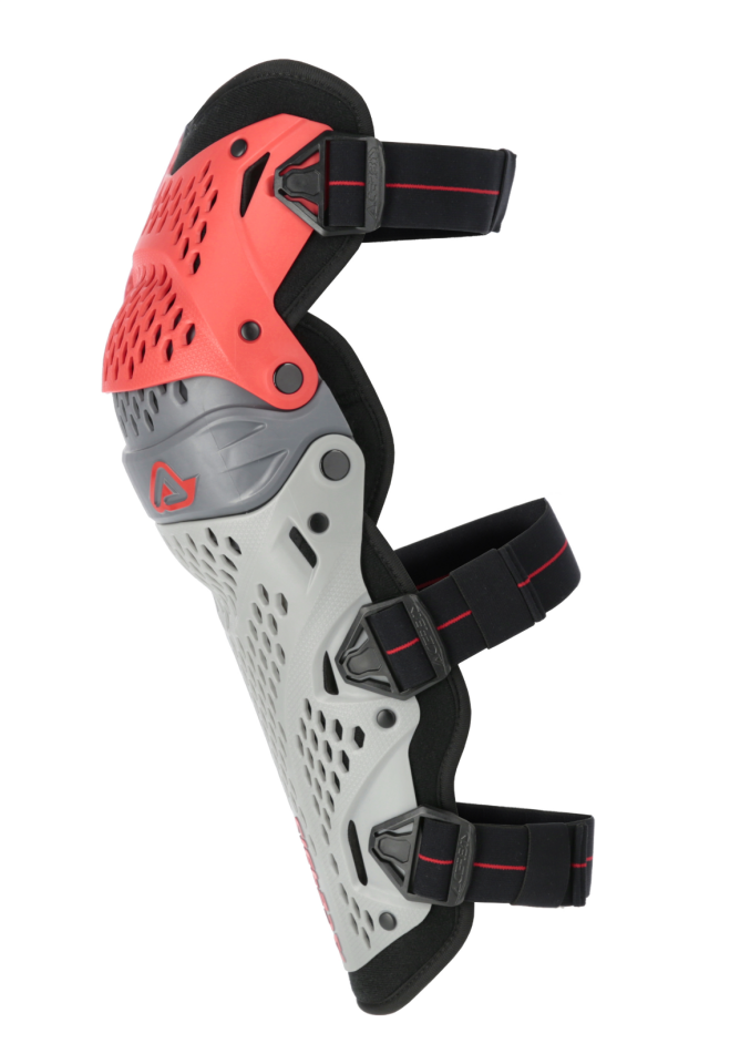 Acerbis Impact Pro Dizlik Kırmızı Gri