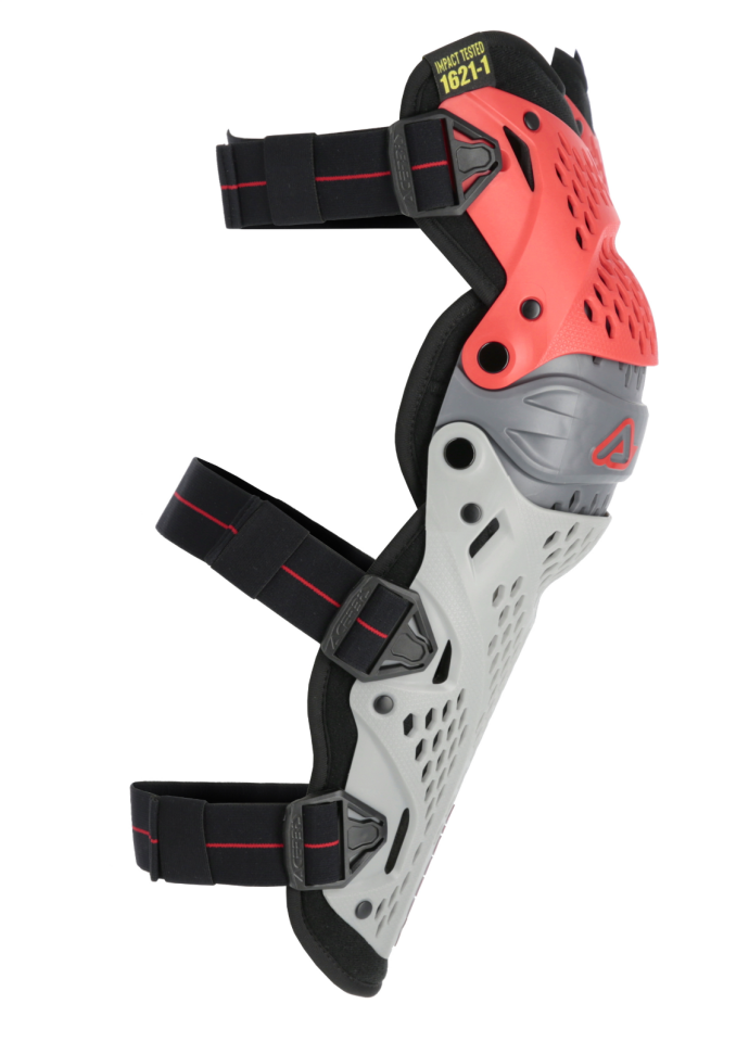 Acerbis Impact Pro Dizlik Kırmızı Gri