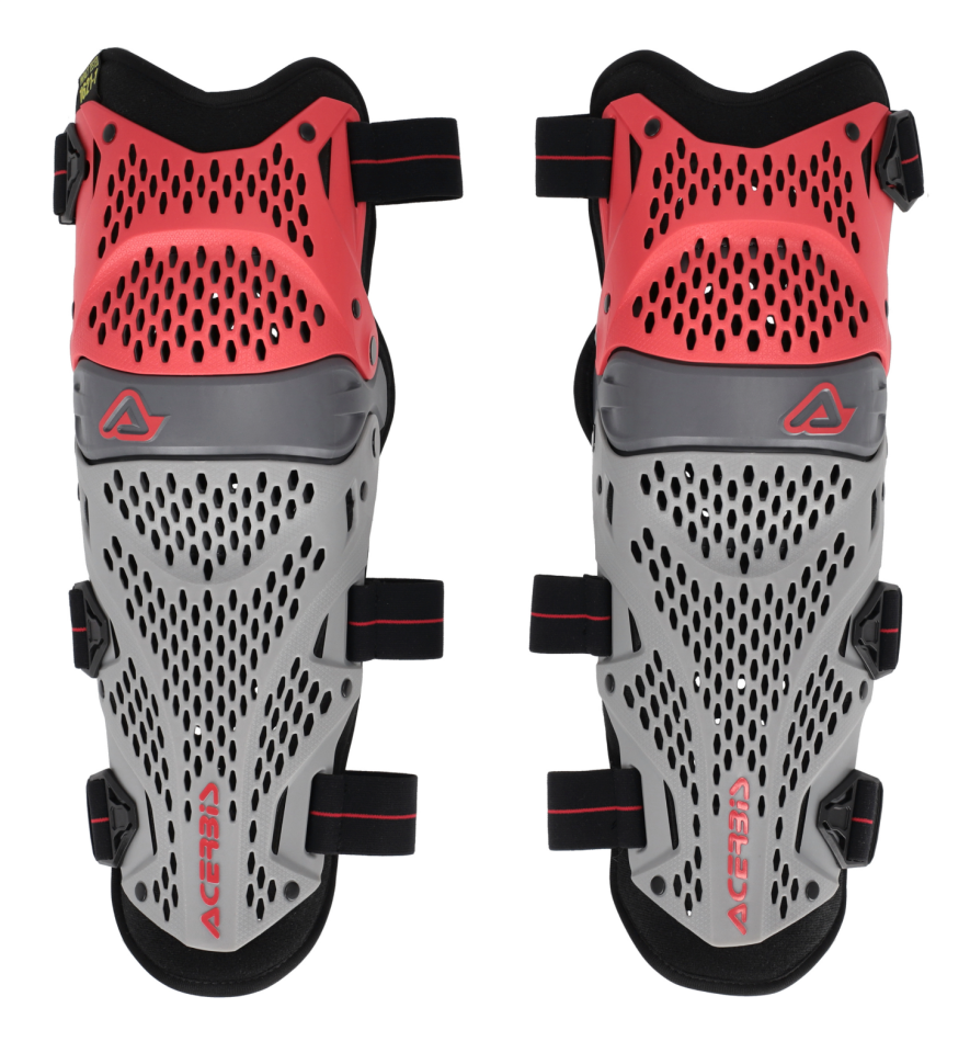 Acerbis Impact Pro Dizlik Kırmızı Gri