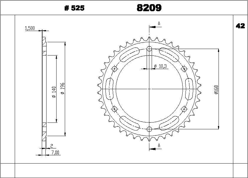 Husqvarna Nuda Ognıbene Arka Dişli 42T