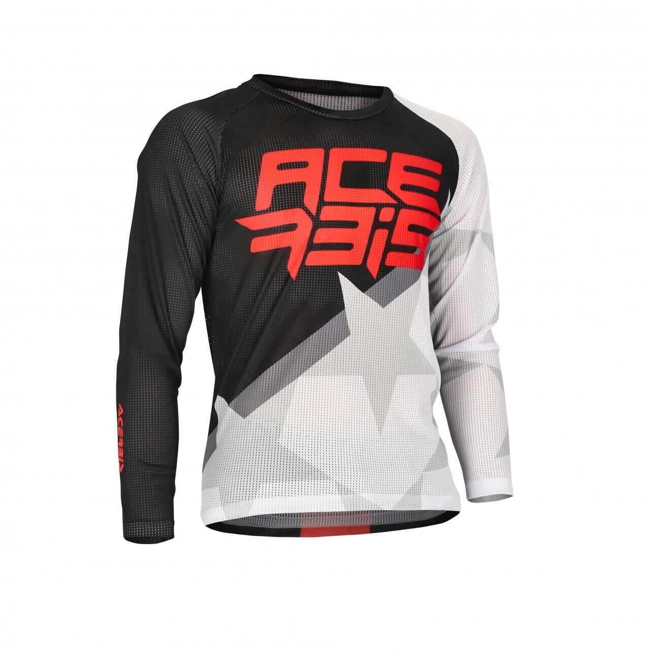 Acerbis Mx J-Wındy One Çocuk Jersey Siyah Beyaz