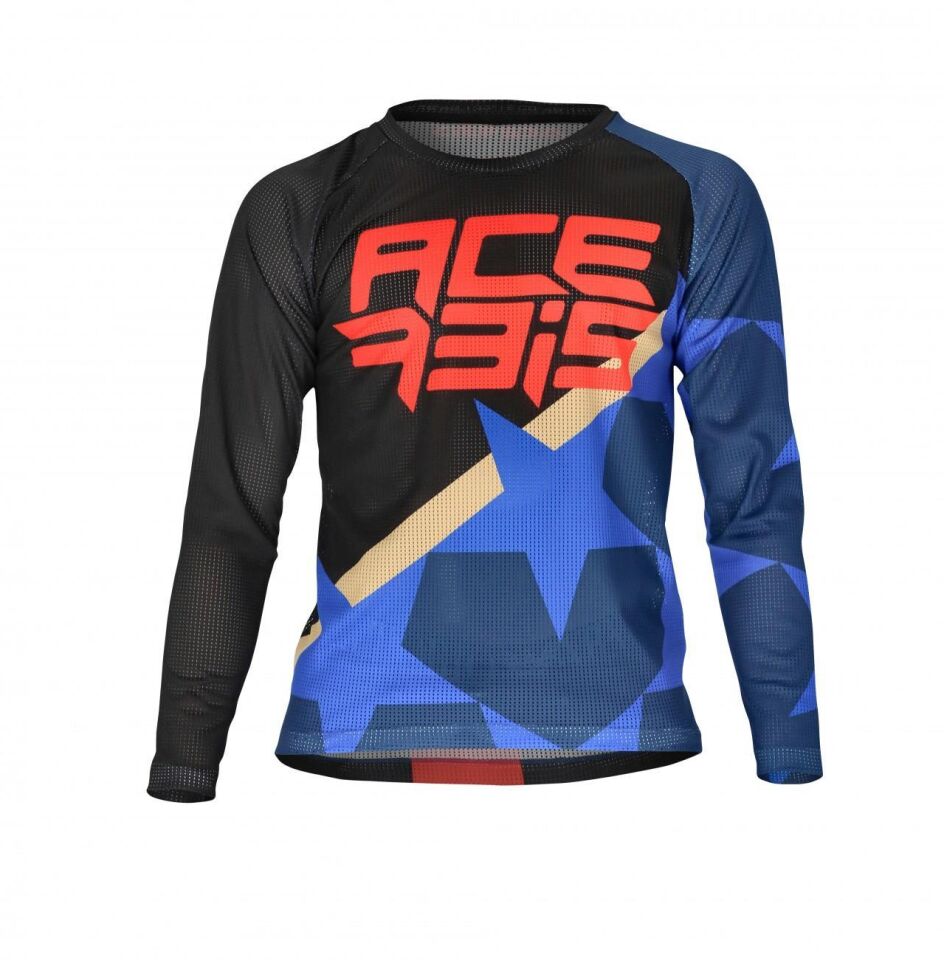Acerbis Mx J-Wındy One Çocuk Jersey Mavi Siyah