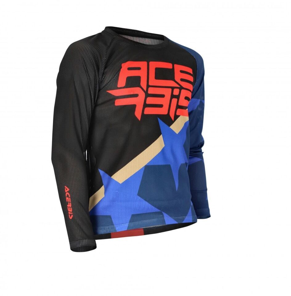 Acerbis Mx J-Wındy One Çocuk Jersey Mavi Siyah