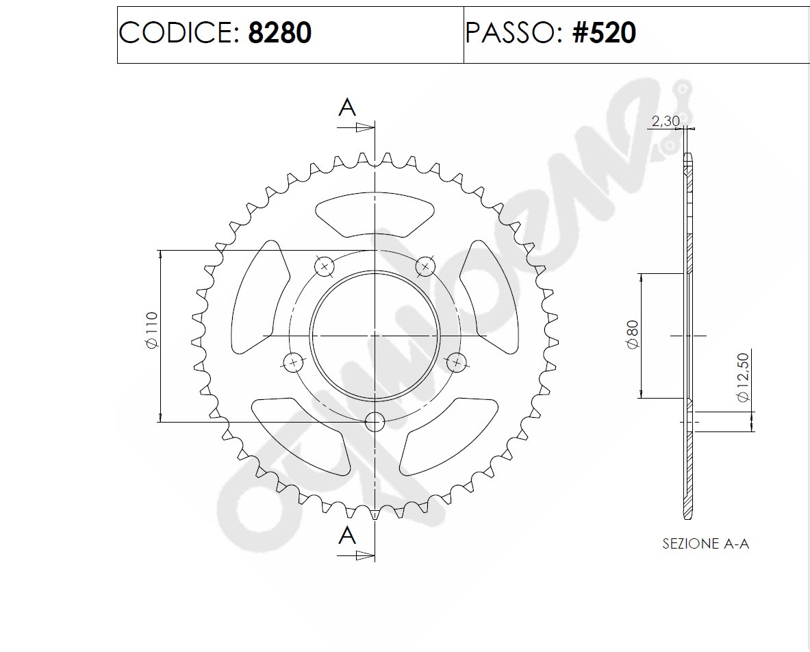 Ognıbene Arka Dişli 45T
