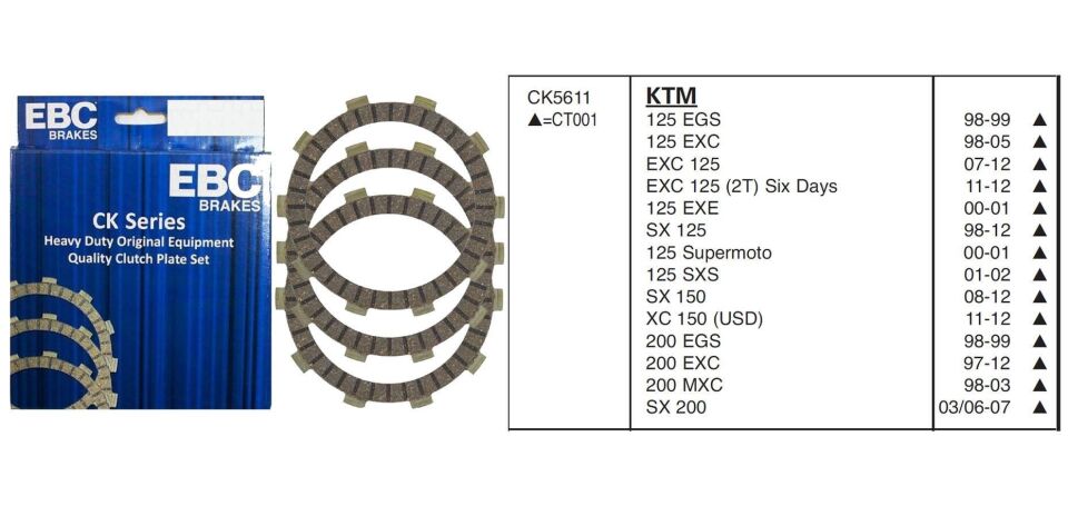 Ktm Exc 125 07-15 Ebc Debriyaj Balatası