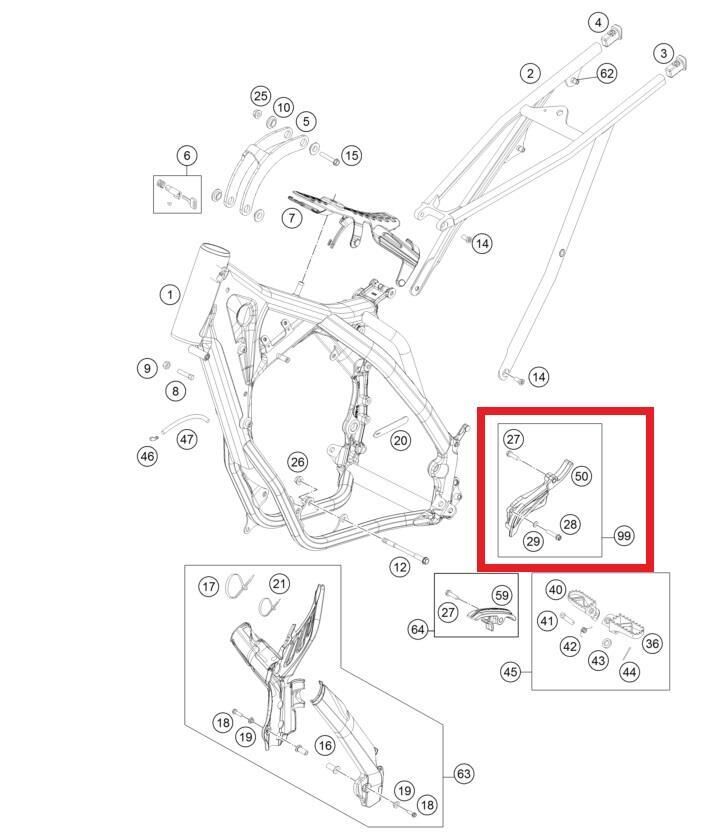 Sprocket Cover Kıt Ktm Orj Yp