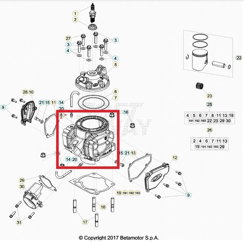 300Cc Cylınder A Beta Orj Yp