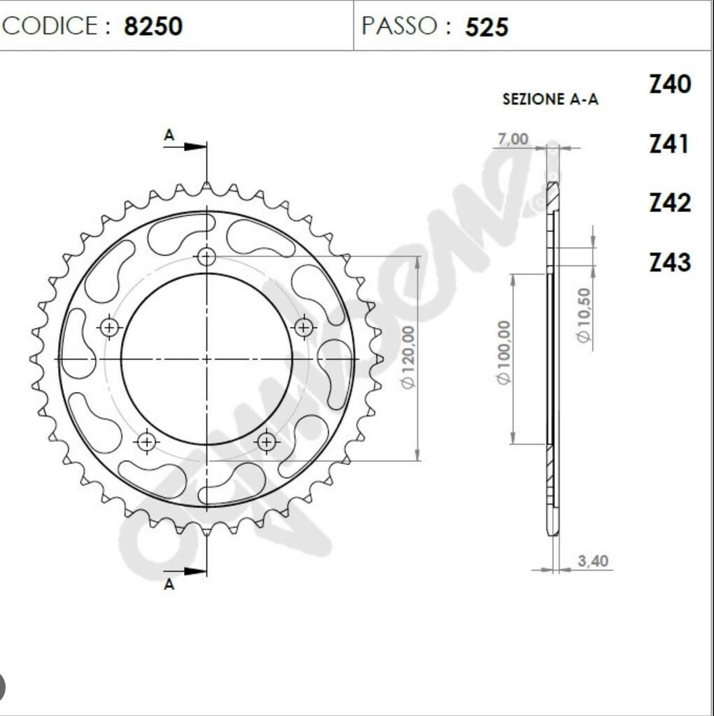 Ognıbene Arka Dişli 41T