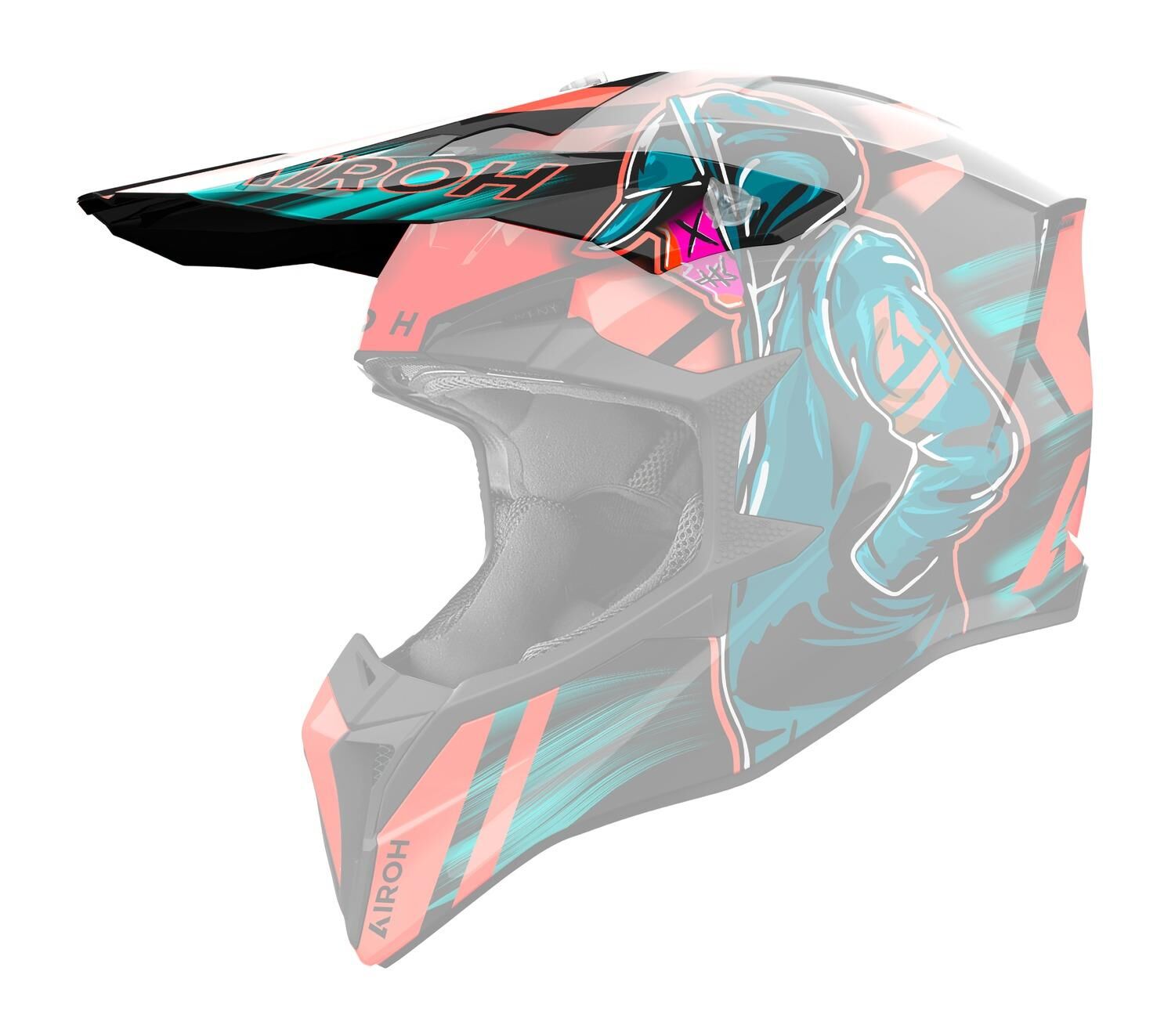 Airoh Wraap Cyber Orange Gloss Kask Tereği