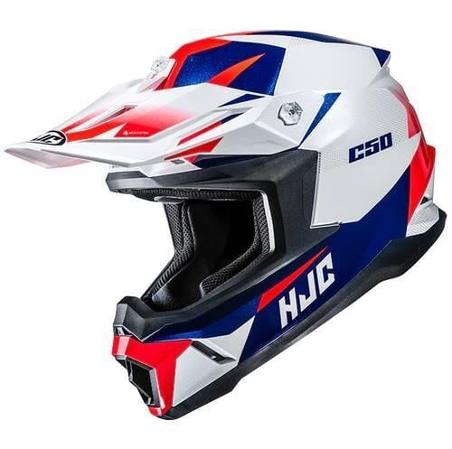 HJC C50 Mavi Kırmızı Motosiklet Kaskı