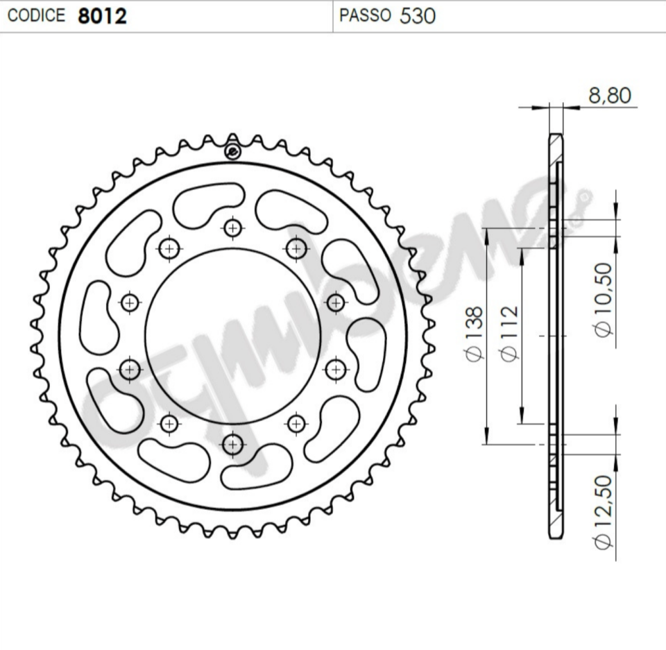 Ognıbene Arka Dişli 40T