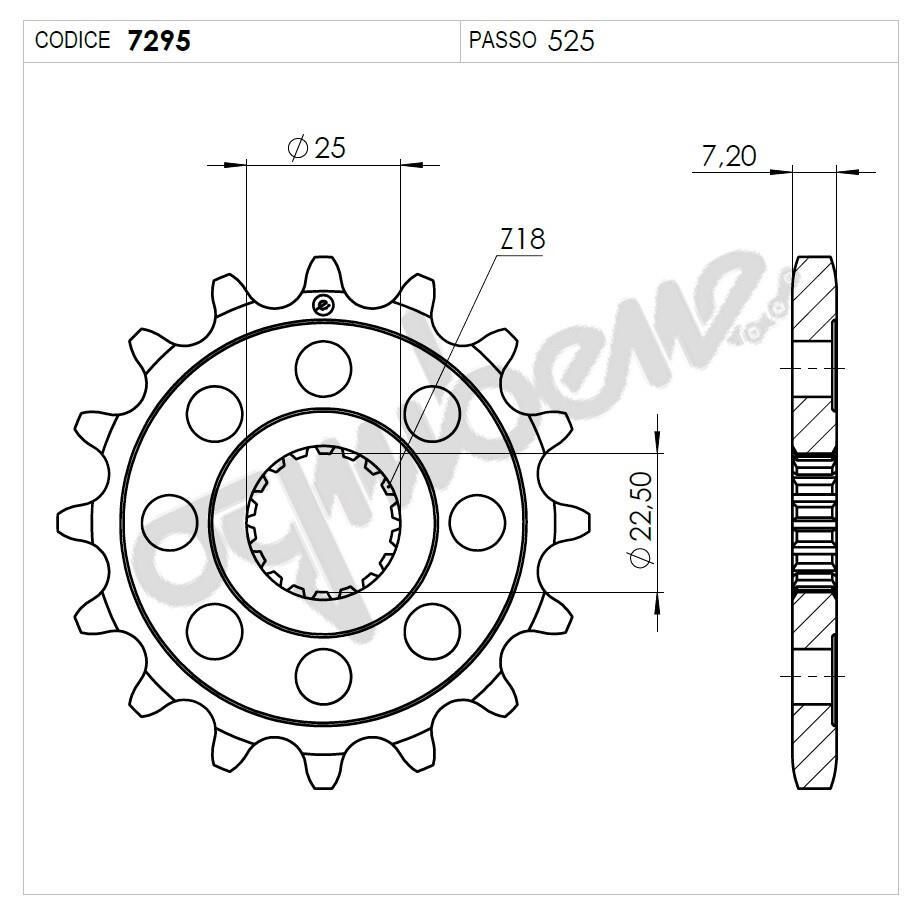 Trıumph 1200 Ognıbene Ön Dişli 17T