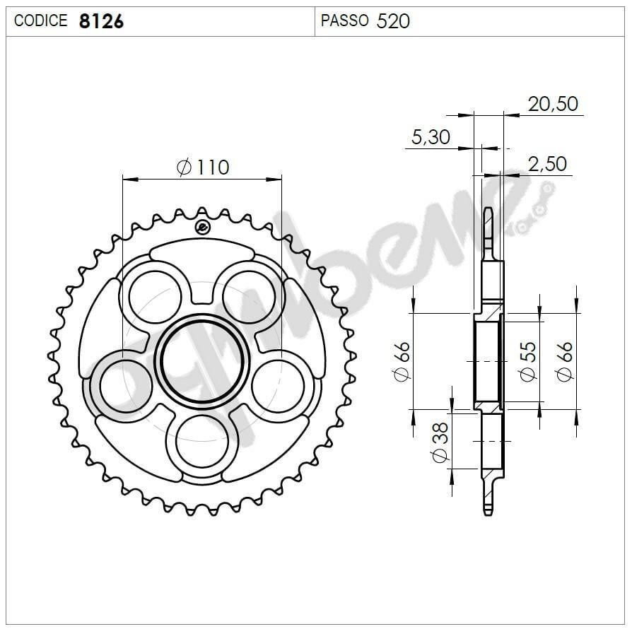Ducatı Ognıbene Arka Dişli 43T