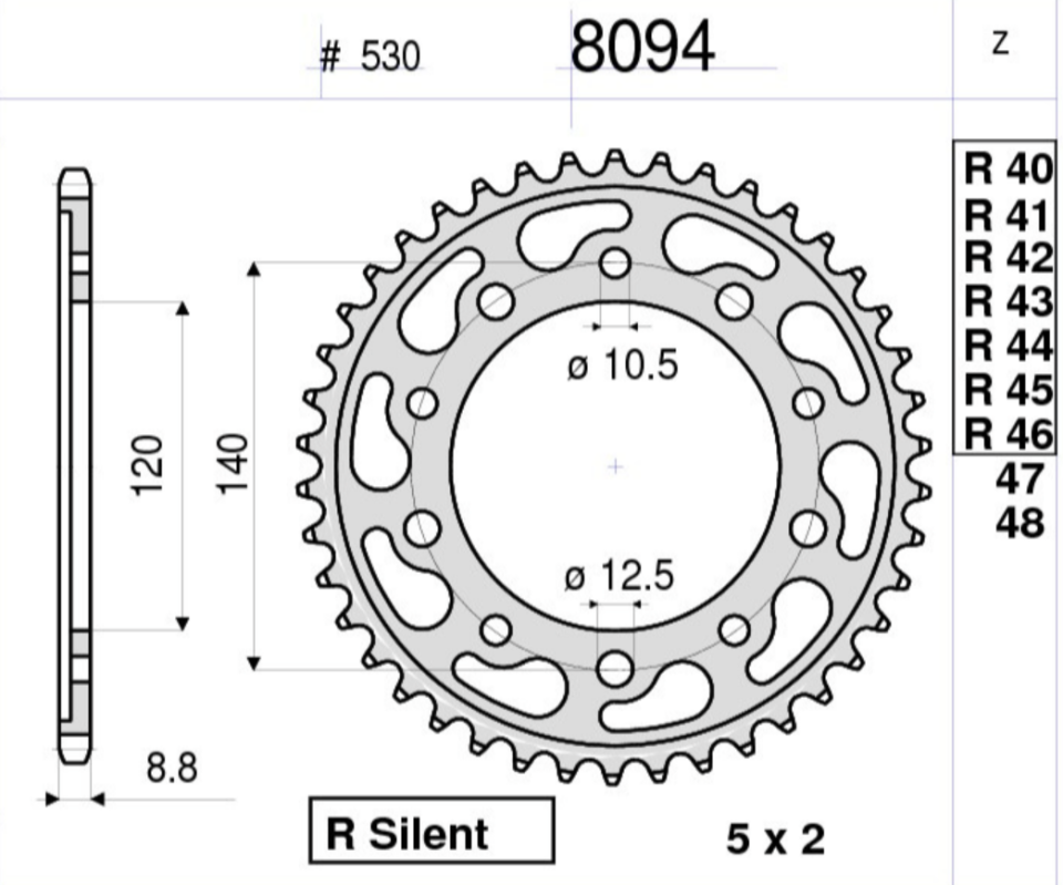 Ognıbene Arka Dişli 46T