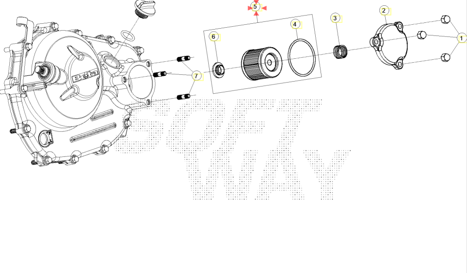 Beta RR 125 4T Yağ Filtresi OEM
