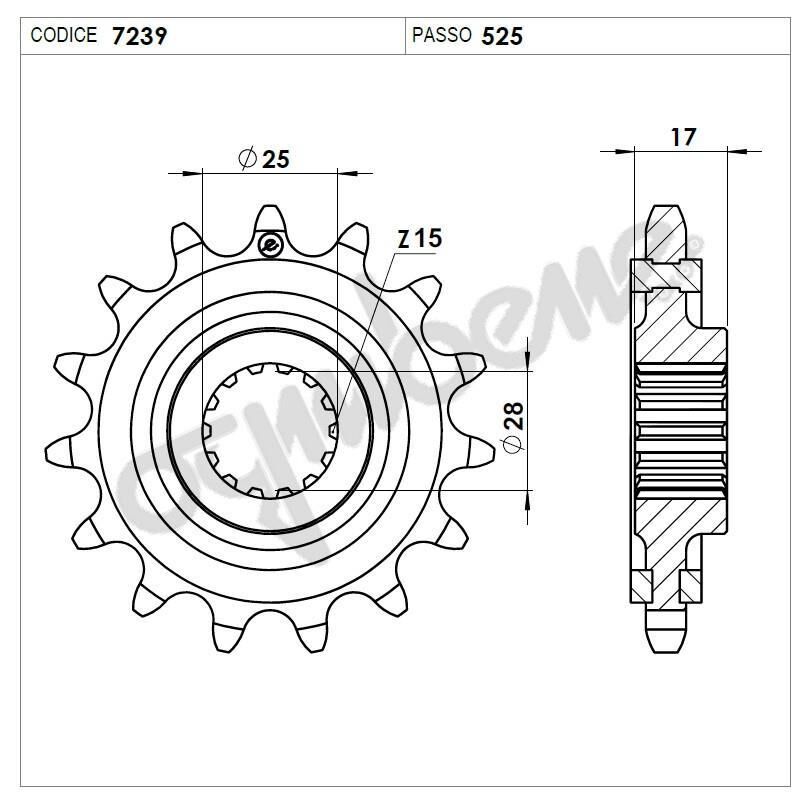 Ducatı Panıgaleognıbene Ön Dişli 16T