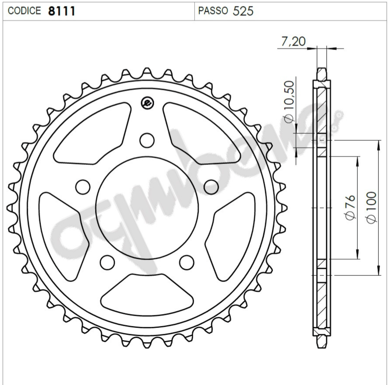 Ognıbene Arka Dişli 42T