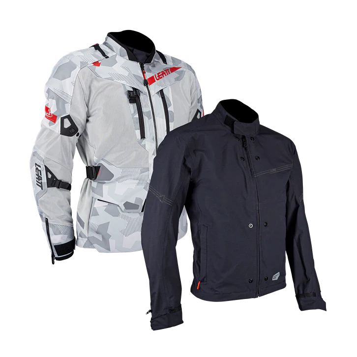 Leatt Adv Flow-Tour 7.5 Gri Motosiklet Montu Ve Pantolonu