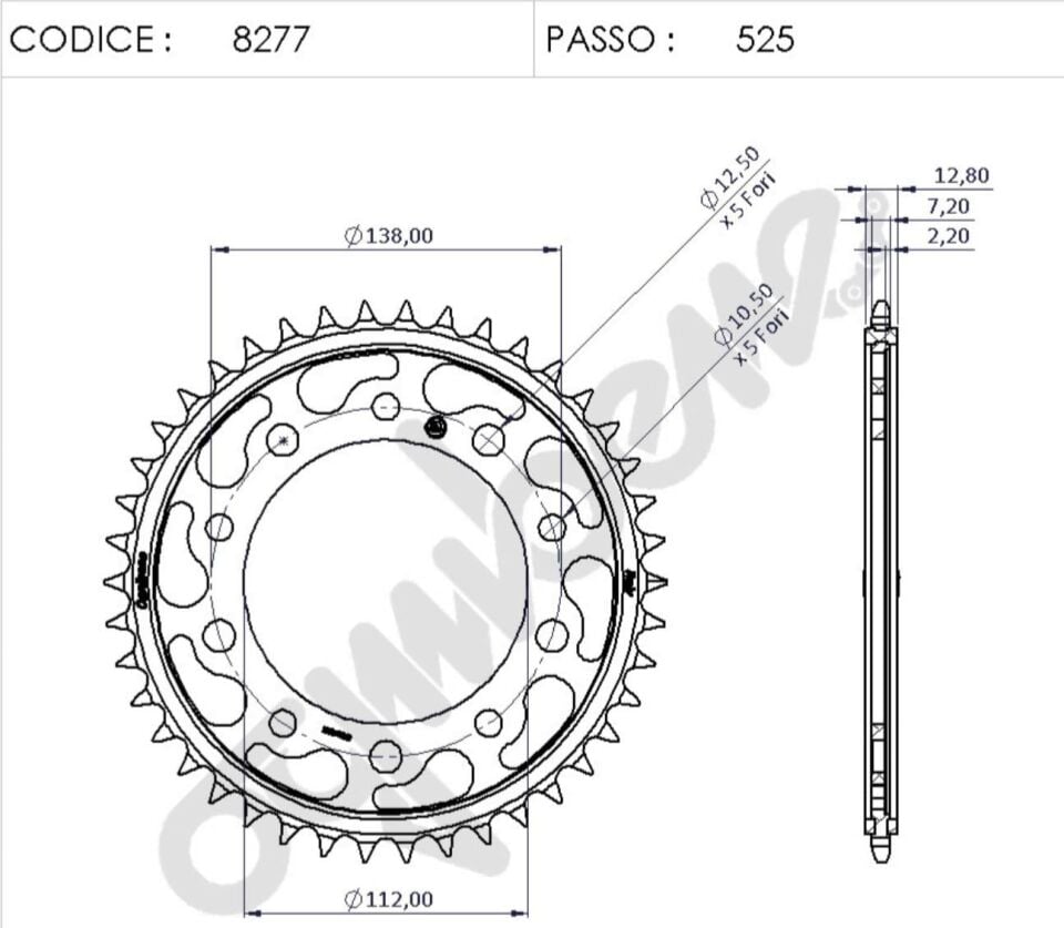 Ognıbene Arka Dişli 45T