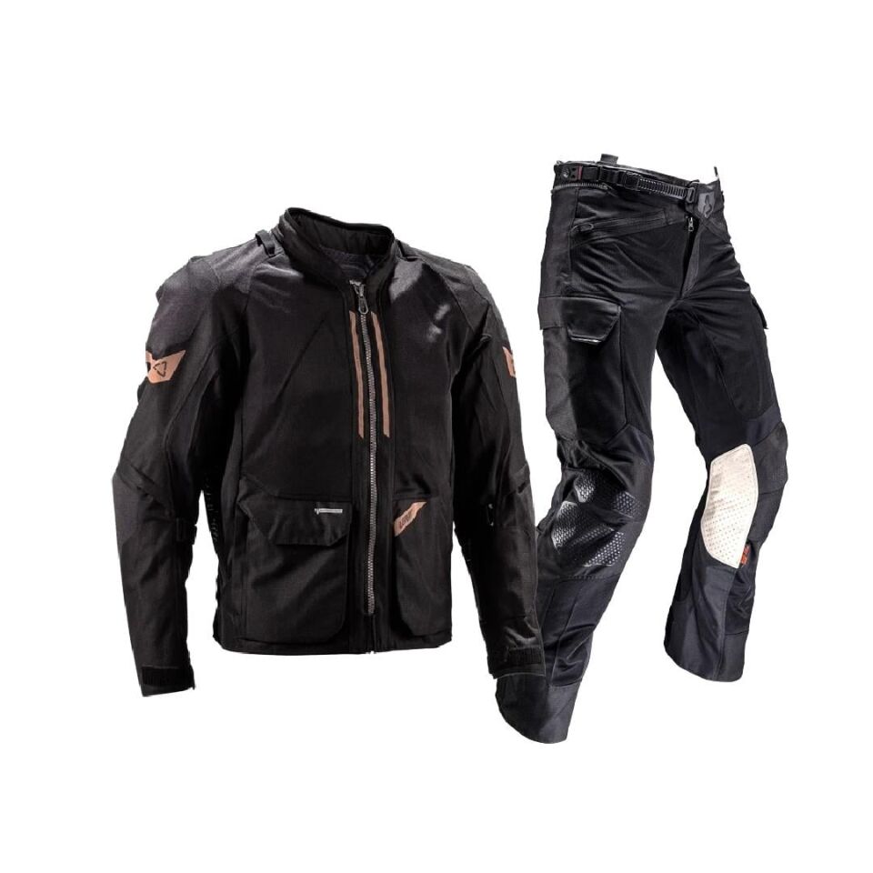 Leatt Adv Flow-Tour 7.5 Siyah Motosiklet Montu ve Pantolonu