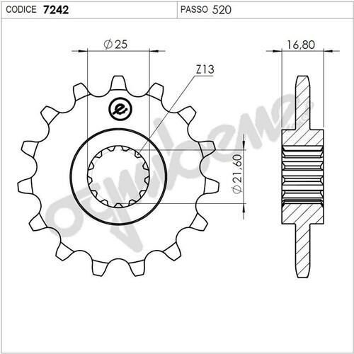 Honda Cb 300 R Ognıbene Arka Dişli 36T