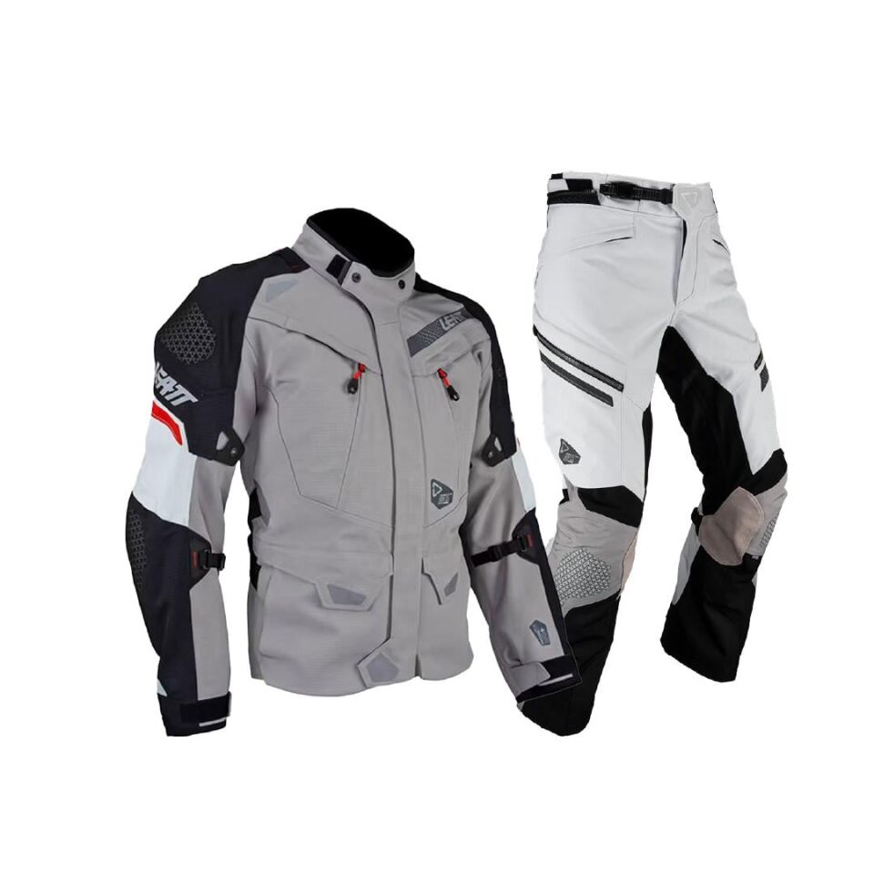 Leatt Adv 7.5 Dri-Tour Gri Motosiklet Montu ve Pantolonu