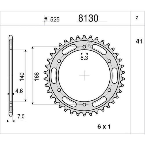 Ducatı Panıgale Ognıbene Arka Dişli 42T