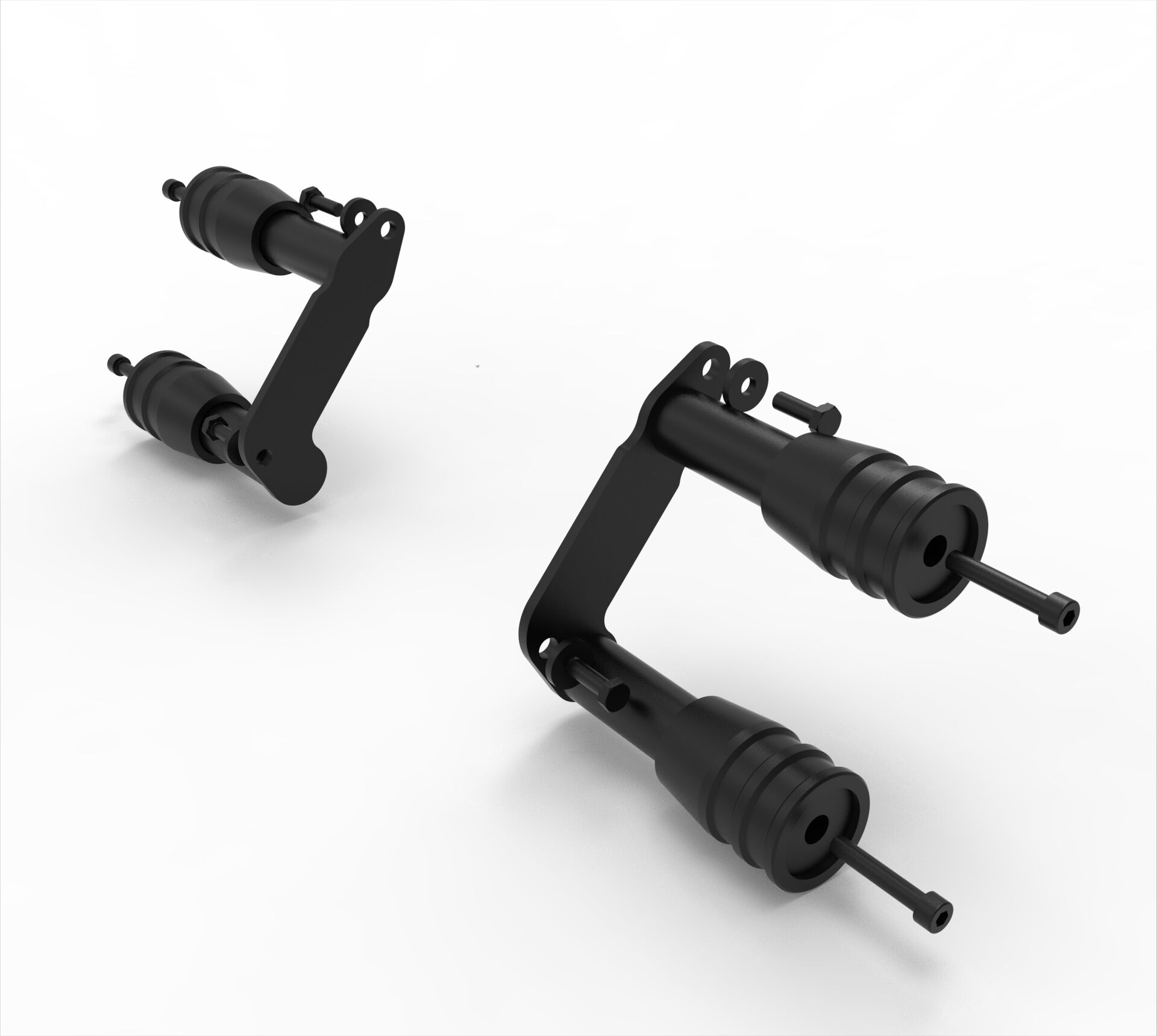 TVS Apache RTR 200 Uyumlu Motor Koruma Takozu – 4 Takozlu Model