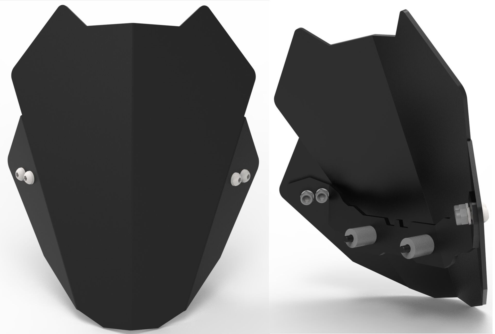 TVS Apache RTR 200 Uyumlu Spor Cam – Siyah