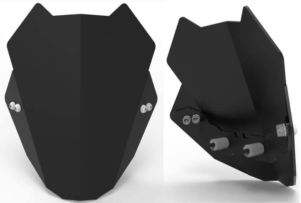 TVS Apache RTR 200 Uyumlu Spor Cam – Siyah