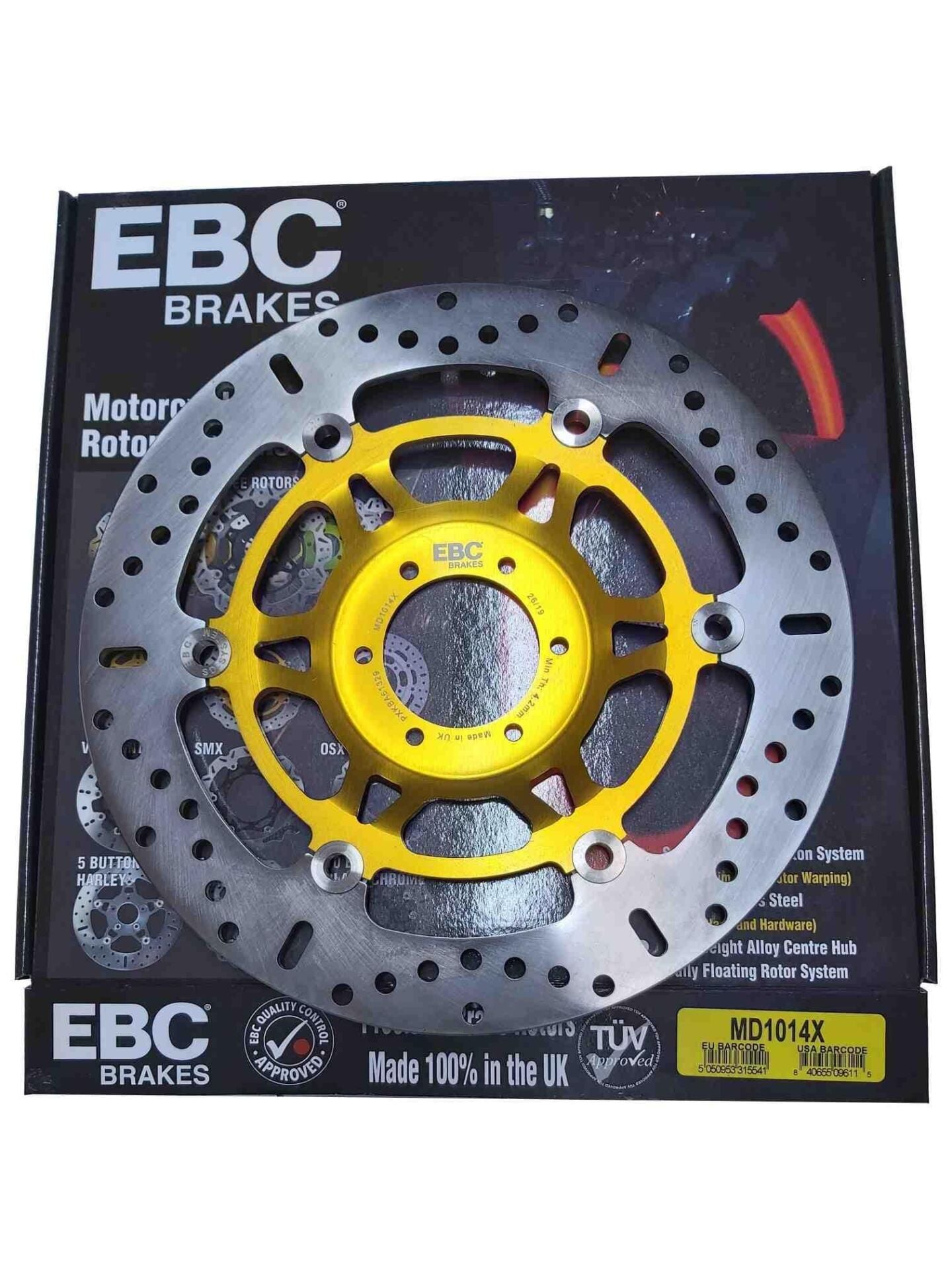 Honda XL 1000 1999-2011 Honda Gold Wing GL 1800 2006-2017 EBC Ön Disk