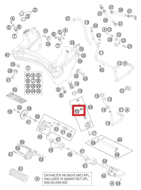 Shaft Seal Rıng Ktm Orj Yp A4-1