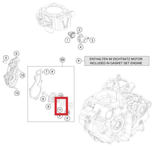 D.D. Keçesı 690 12X30X7 Vıton Ktm Orj Yp
