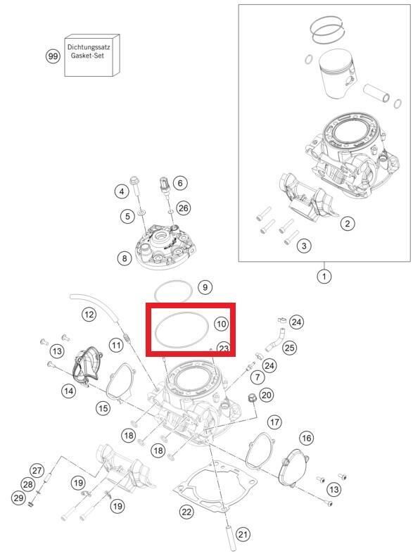 Oı-Rıng 105,00X02,00 V75 Ktm Orj Yp A2-1