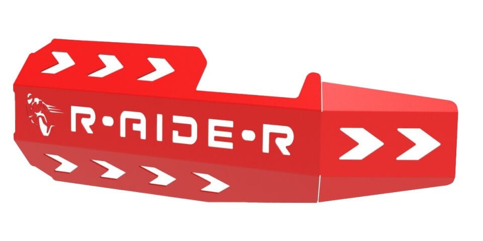 TVS Raider 125 Uyumlu Egzoz Koruma – Kırmızı