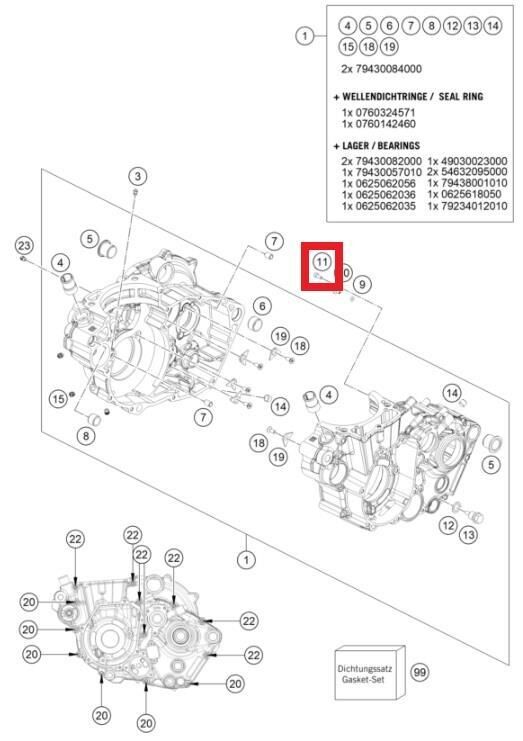 Ah Screw Dın Ktm Orj Yp A2-1