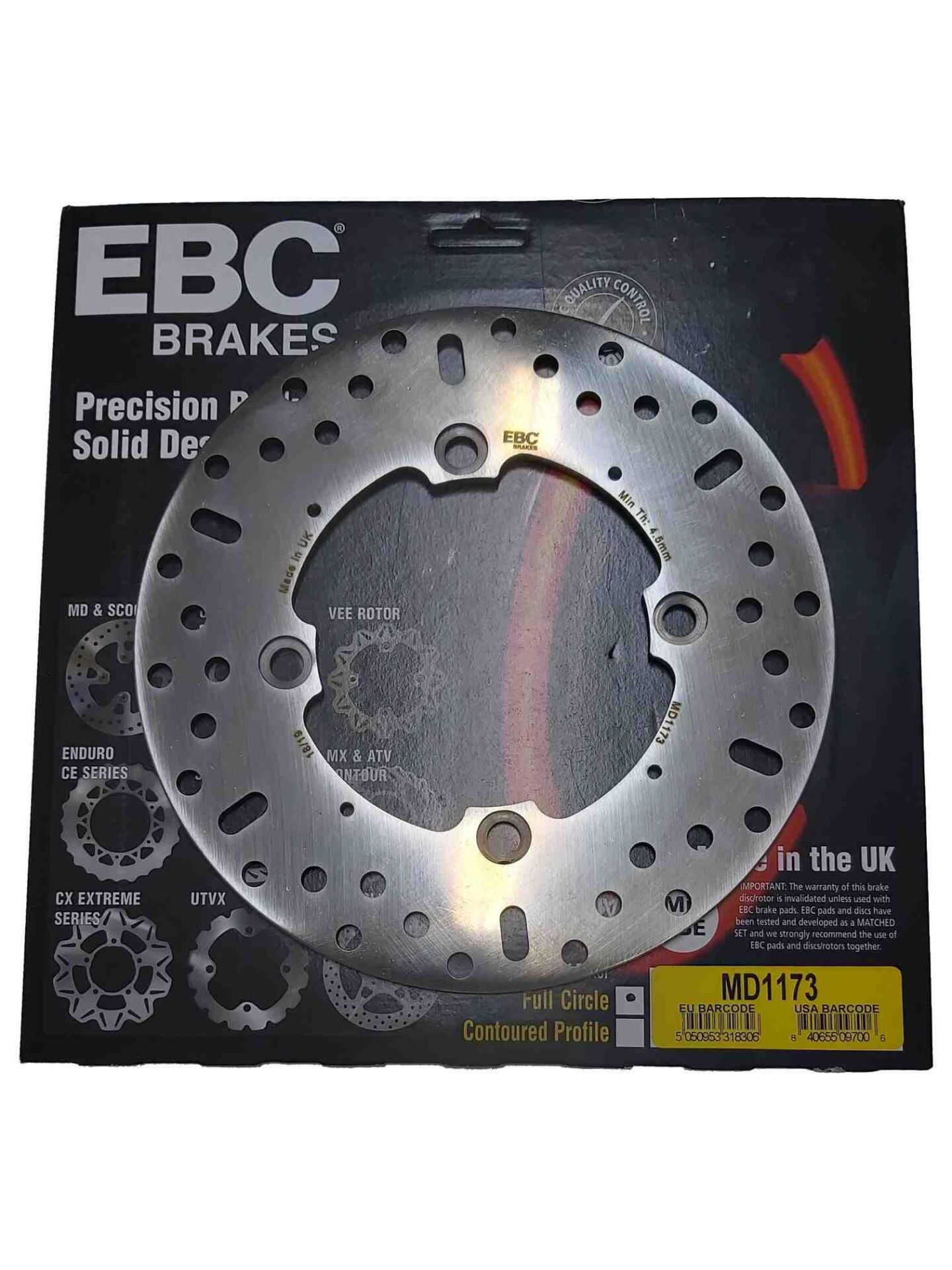 Honda CBR 600 RR 2009-2016 Honda CBR 1000 2008-2018 EBC Arka Disk